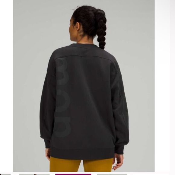 Lululemon Graphic Perfectly Oversized Crew - Picture 2 of 6